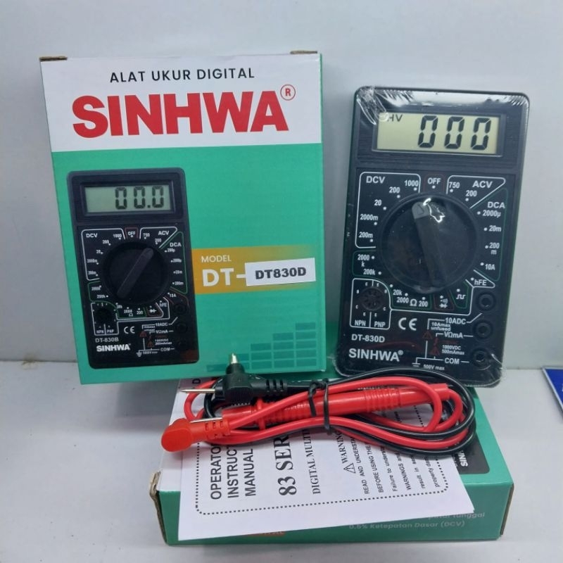 Tester Digital SINHWA DT-830D Tester Kecil