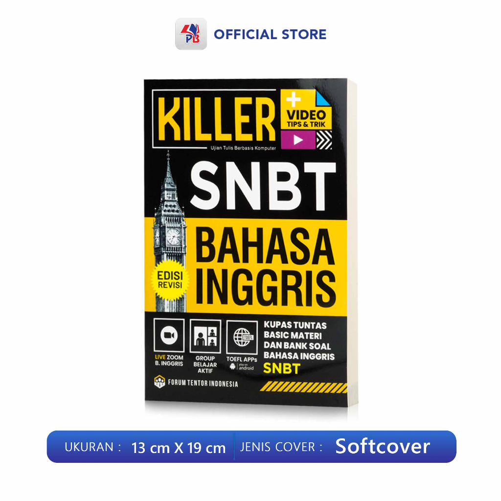 Buku SNBT / Killer SNBT Bahasa Inggris Edisi Revisi