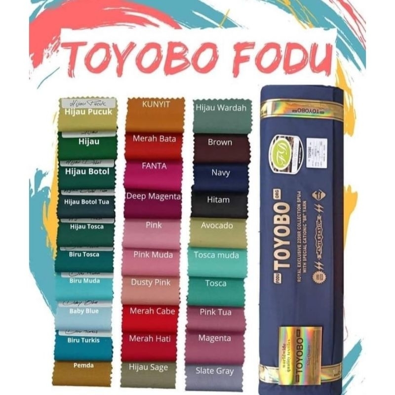 Toyobo fodu dan Toyobo tojro premium