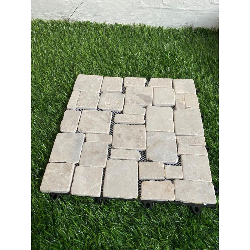 Decking Tile Batu Mozaik - Batu ubin Mozaik bongkar pasang - Batu mozaik Bongkar pasang - lantai dec