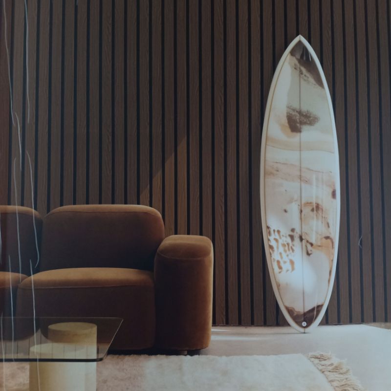 Wallpaper Minimalis Motif Kayu 3D