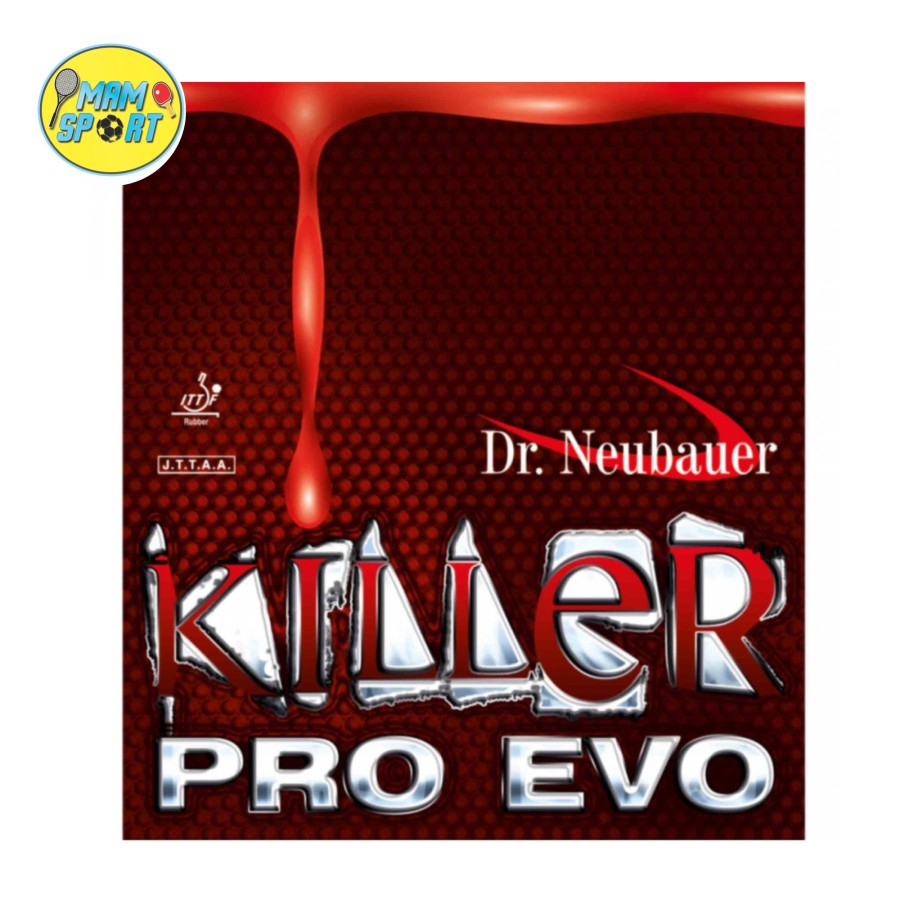 Karet Bet Pingpong Tenis Meja DR. NEUBAUER KILLER PRO EVO Bintik Pendek Original