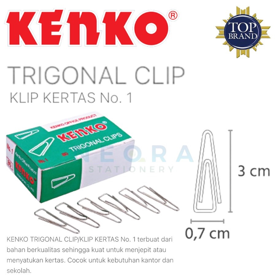 

KENKO TRIGONAL PAPER CLIP NO. 1
