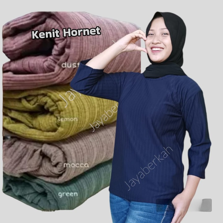 OVERSIZE TUNIK KENIT HORNET LENGAN 7/8