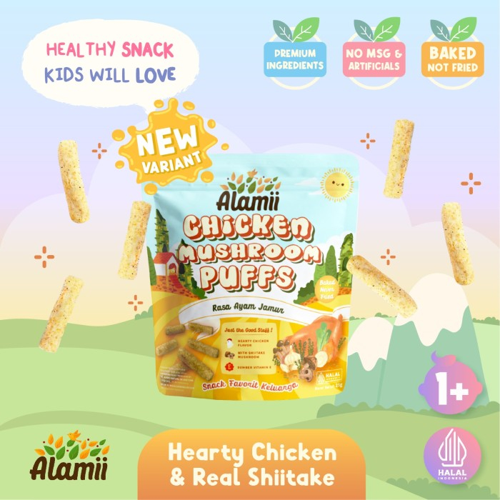 

ALAMII CHICKEN MUSHROOM PUFF 25gr