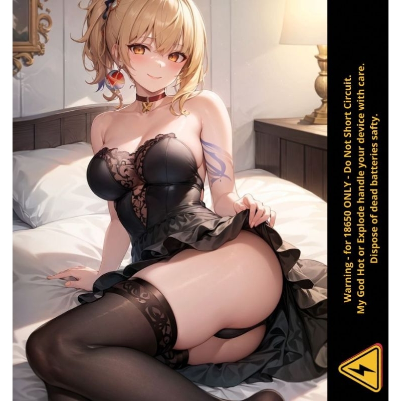 Stiker Skin Wrap Baterai 18650 Motif Anime Jepang Beautiful Original - Pelindung Dan Pelapis Wrap Ba