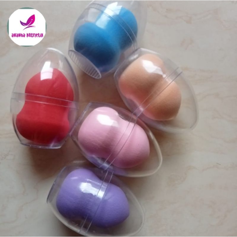 SPONS BEAUTY BLENDER TELUR WADAH - SPONGE FONDATION