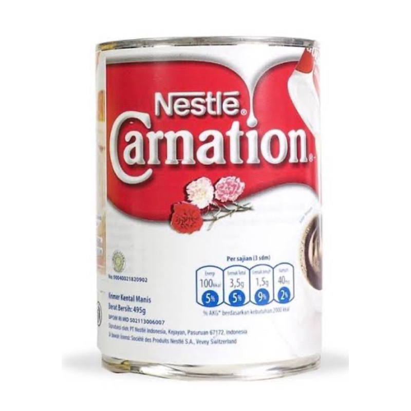 

SUSU CARNATION (BESAR) KRIMER KENTAL MANIS SKM 495gr