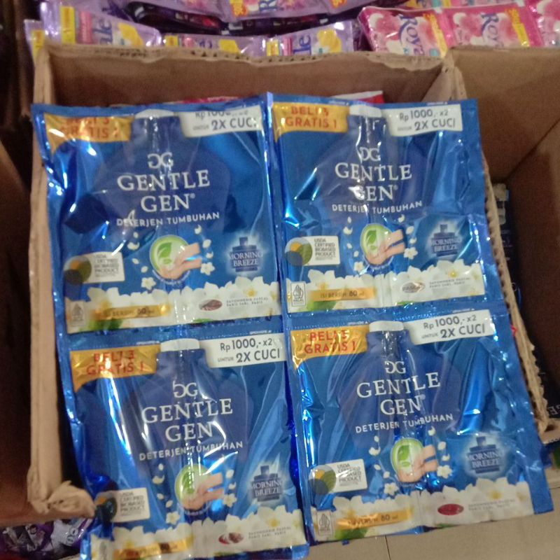 Gentle Gen Deterjen Cair Sachet Renceng