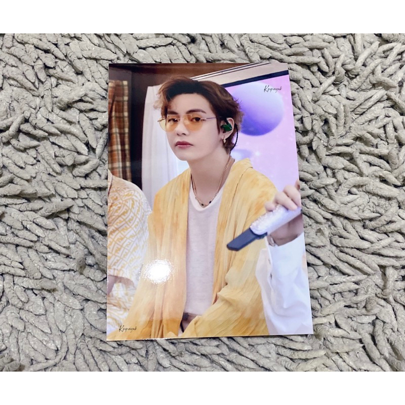 [Ready Stock] Postcard 4x6 Photo V Kim Taehyung Muster Sowoozoo BTS Blu-Ray 2021