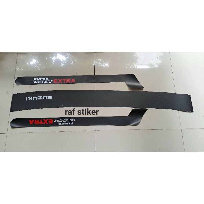 Stiker List Body Suzuki Carry Extra Futura / Stiker Pintu Suzuki Carry Extra -Hitam Dop / carry futu