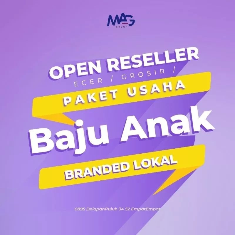 PAKET USAHA BAJU ANAK BRANDED LOKAL