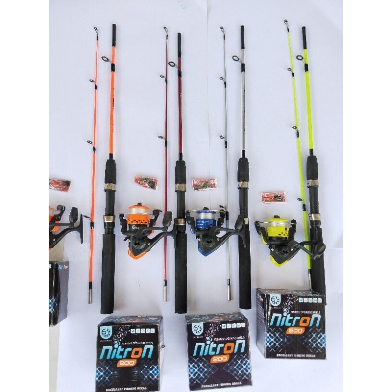 SATU SET JORAN UL DAIDO FIBER LENTUR SOLID 2-6lb 120CM