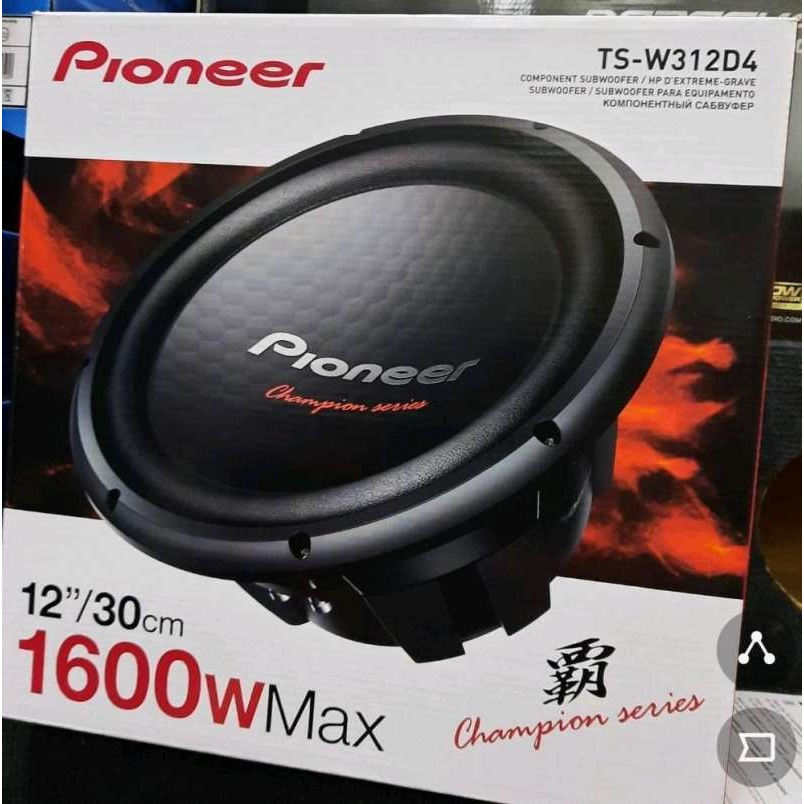 Subwoofer Pioneer 12 inc Champion Series Original Resmi