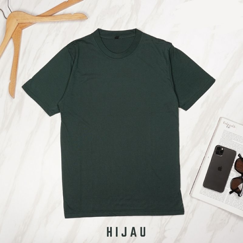 KAOS POLOS ARMY tangan pendek pria dan wanita | kaos polos army | baju polos hijau army | kaos distr