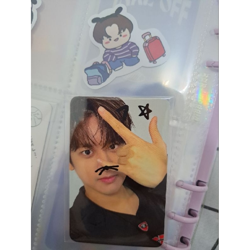 PC iKON Chanwoo MD Heendy Take Off PC Chanwoo iKON MD Heendy PVC Wallet PC Chanu iKON