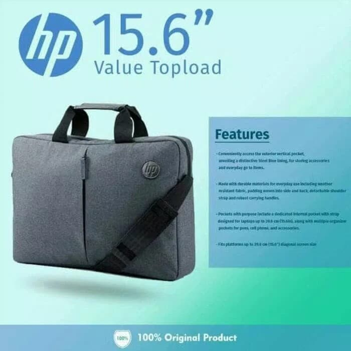 TAS LAPTOP 15.6 INCH SELEMPANG ORIGINAL HP