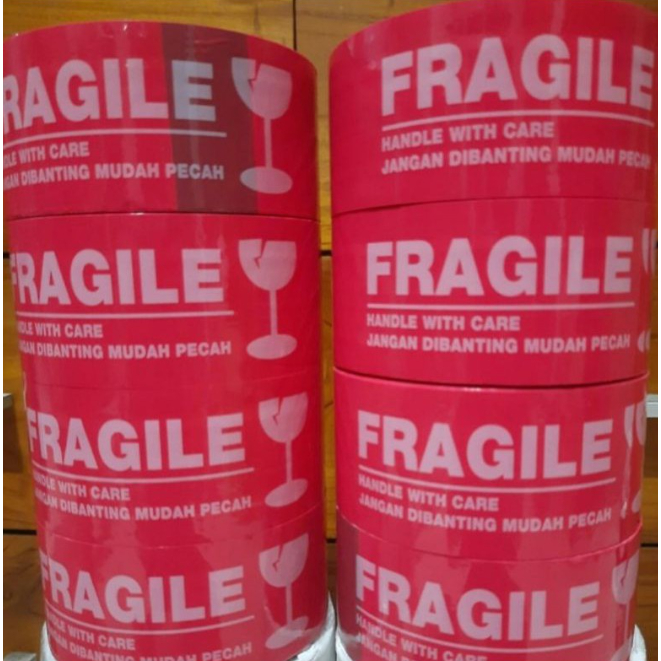 

Lakban Fragile Merah Putih Daimaru Nachi Lucu Murah 100 Yard / 90 Yard / 80 Yard / 70 Yard / 60 Yard Cirebon Jawa Barat Murah