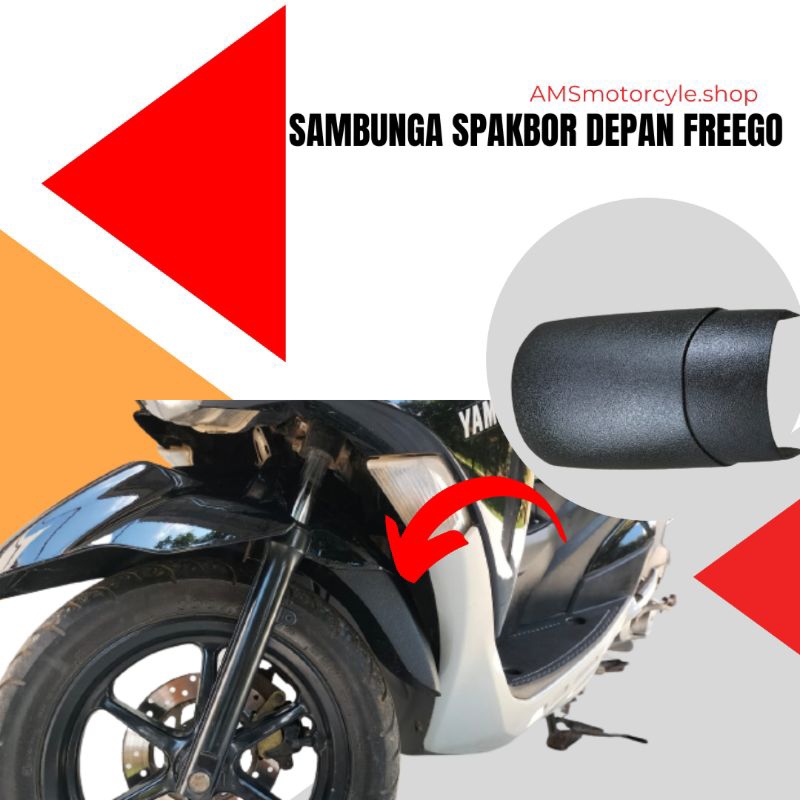 SAMBUNGAN SPAKBOR DEPAN YAMAHA FREEGO MODIFIKASI CUSTOM