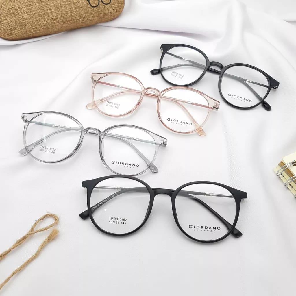 Frame Kacamata Wanita Bulat 8162