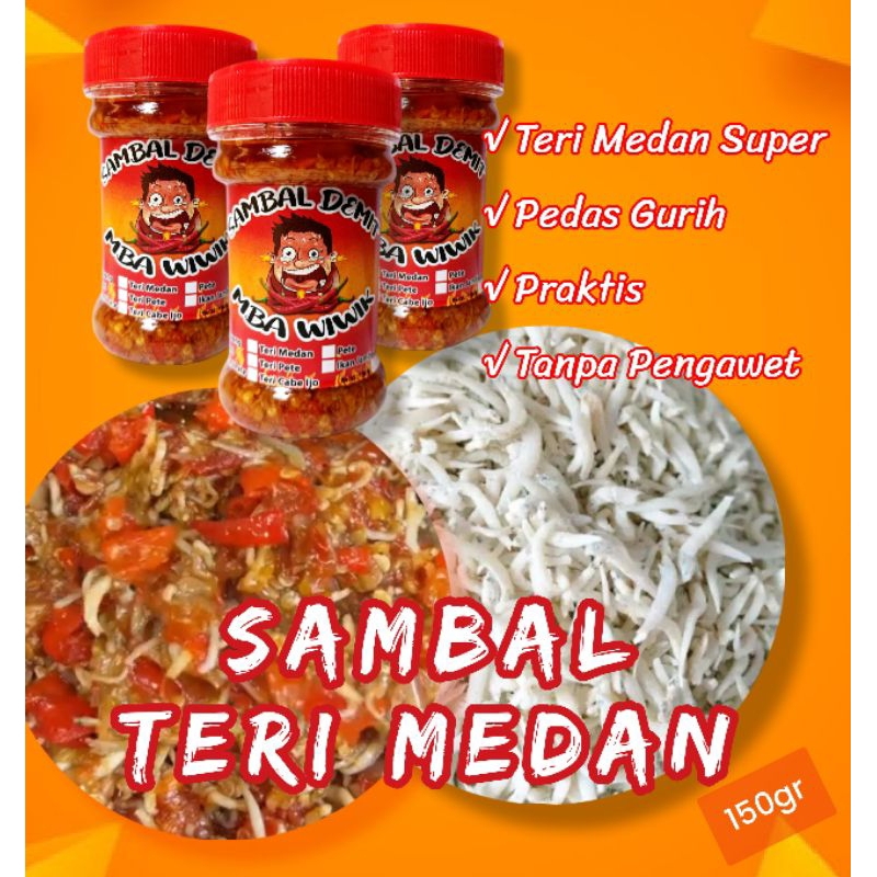 

Sambal Teri Medan Pedas / Teri Medan / Sambal Demit Mba Wiwik