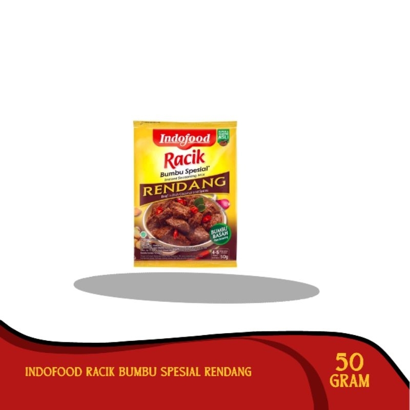 

Indofood Racik Bumbu Spesial Rendang 50 g