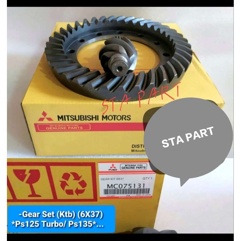 Gear Set 6x37 Canter PS125Turbo/PS135 Original