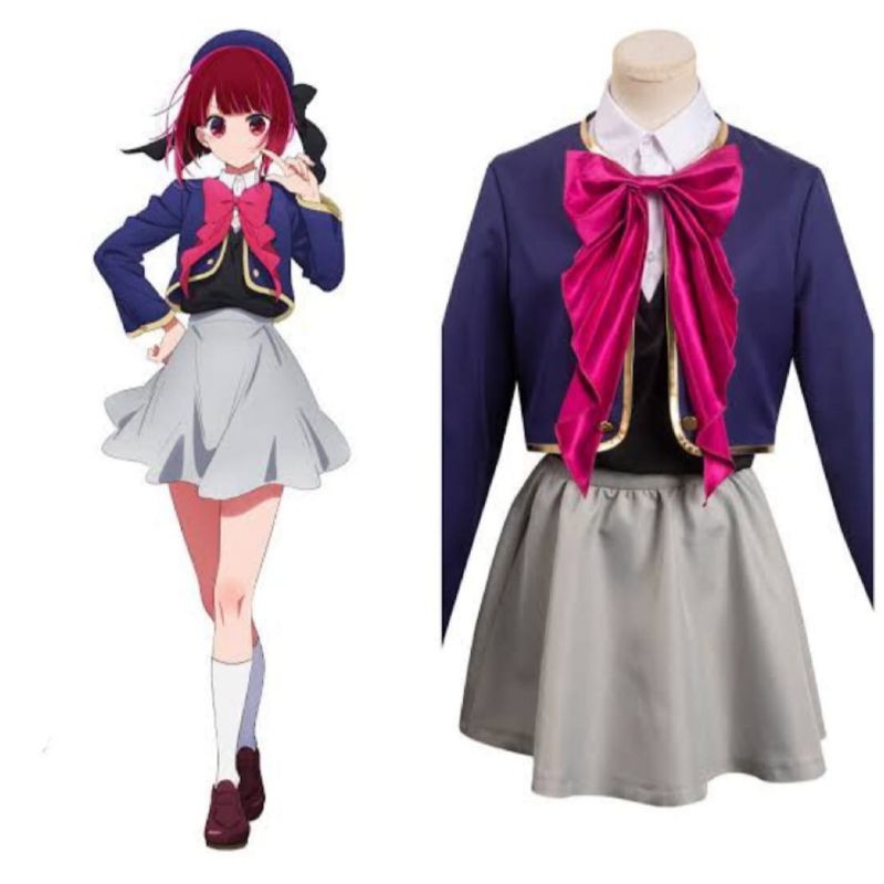 OSHI NO Ko hoshino aqua hoshino costum cosplay