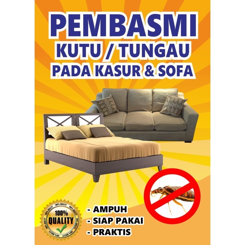 Cairan Pembasmi KUTU dan TUNGAU Pada Kasur dan Sofa kemasan Spray Trigger  250 ml