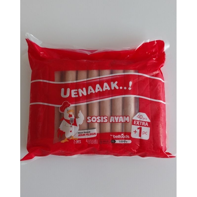 

Sosis Ayam Belfood Uenaak 1 kg isi 40 pcs