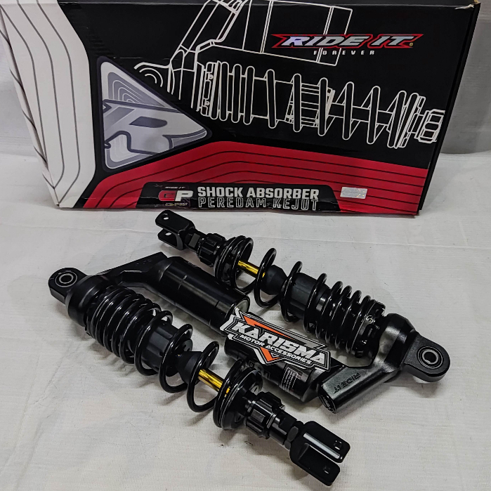 Shock breaker Aerox155 New Nmax Ride It GP299 Black As Gold
