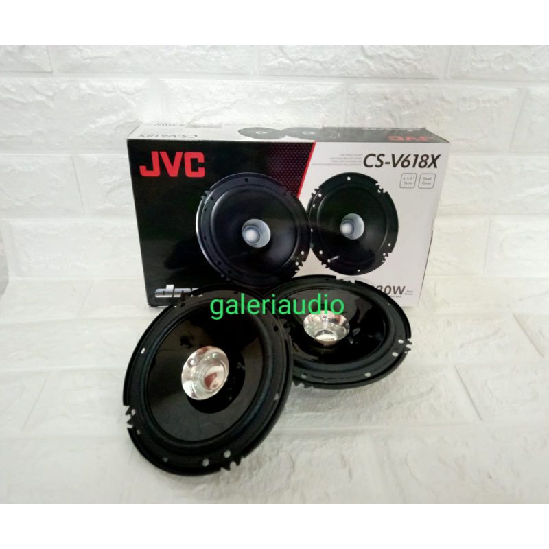 Speaker Coaxial JVC CS-V618X sepasang 6,5" original JVC 618x Speaker