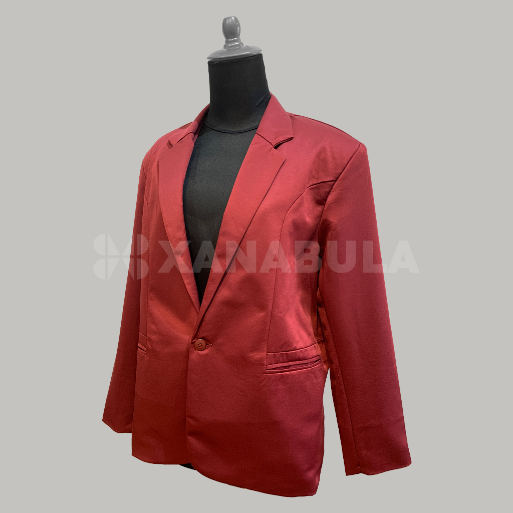 XNBL.ID Jas Blazer Wanita Premium Merah Maroon