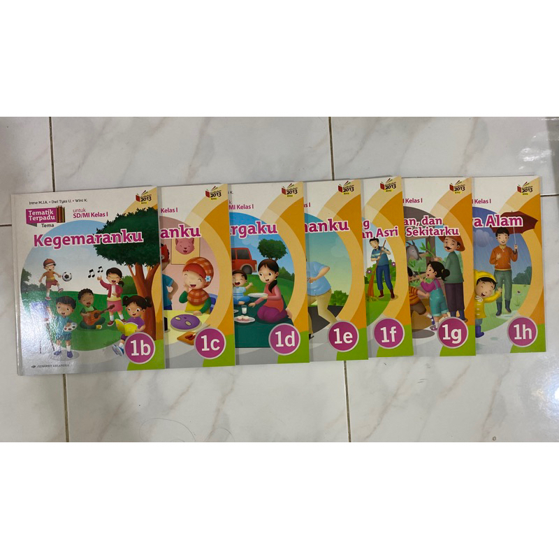 BUKU TEMATIK KELAS 1 PENERBIT ERLANGGA