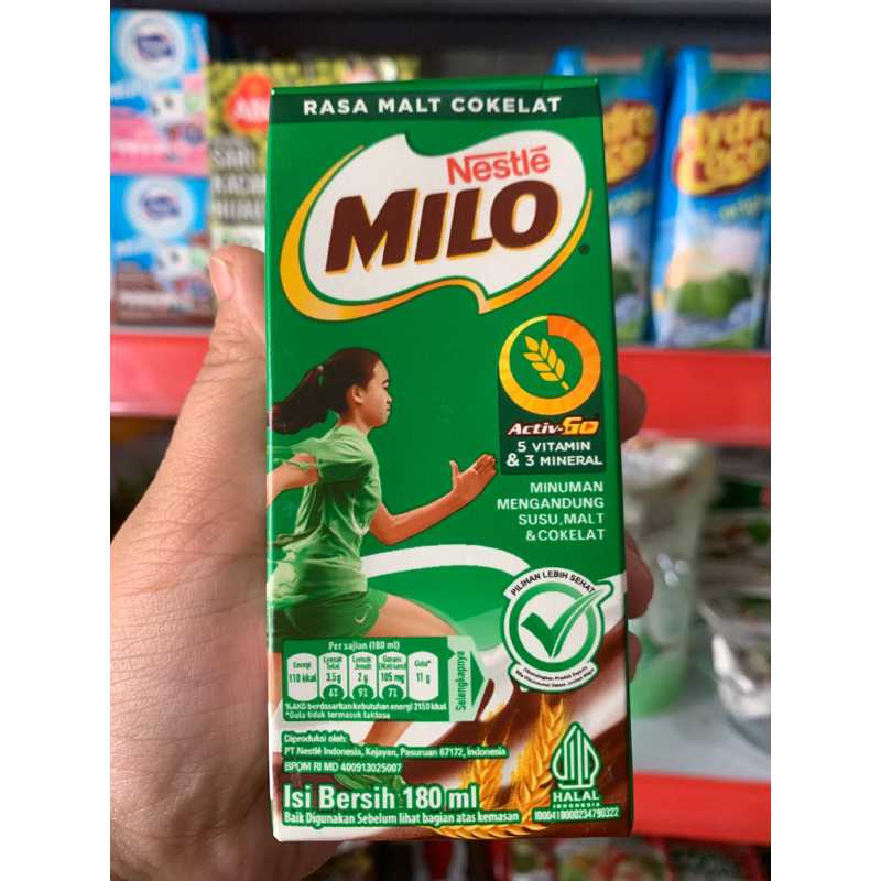 

SUSU UHT MILO RASA MALT COKELAT 180ml