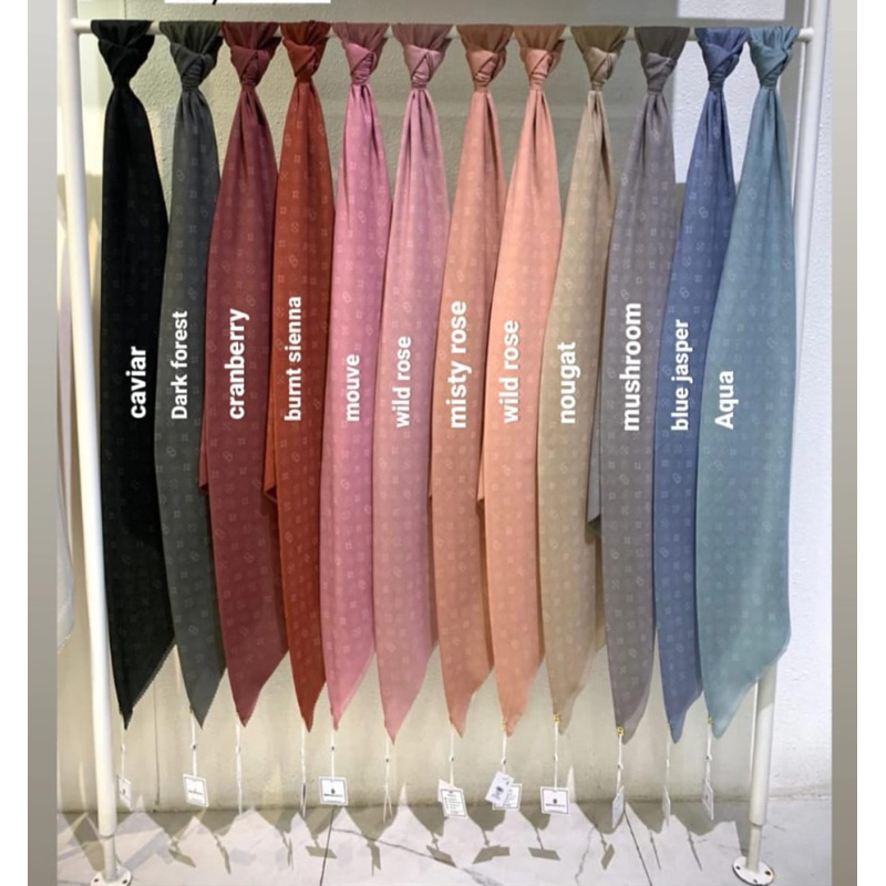 Monogram Voal Square BUTTONSCARVES