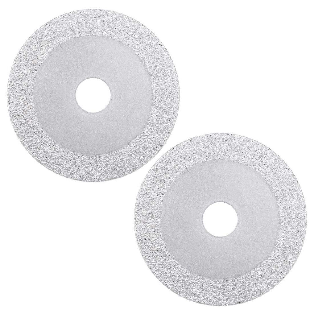 Mata Gerinda Cakram Diamond Saw Blade Grinding Wheel 100mm - D-10 - Silver