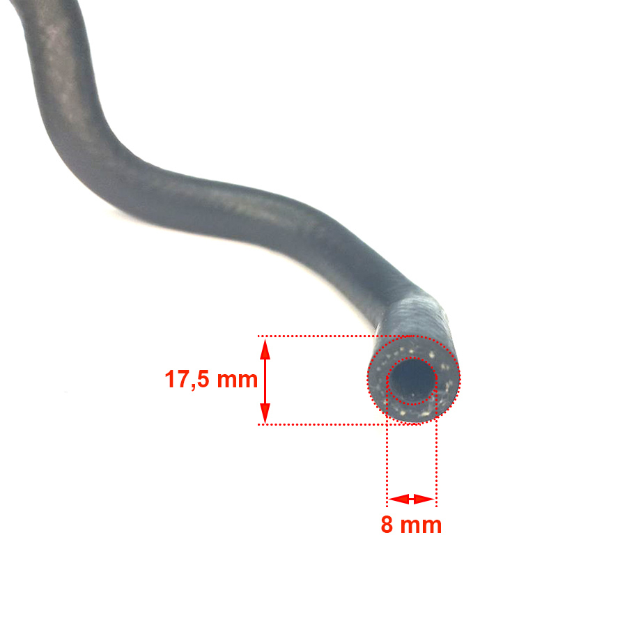 Selang Bensin Solar Mobil Motor Bertekanan Tinggi Diameter 8mm x 17.5mm Cocok Untuk Injeksi