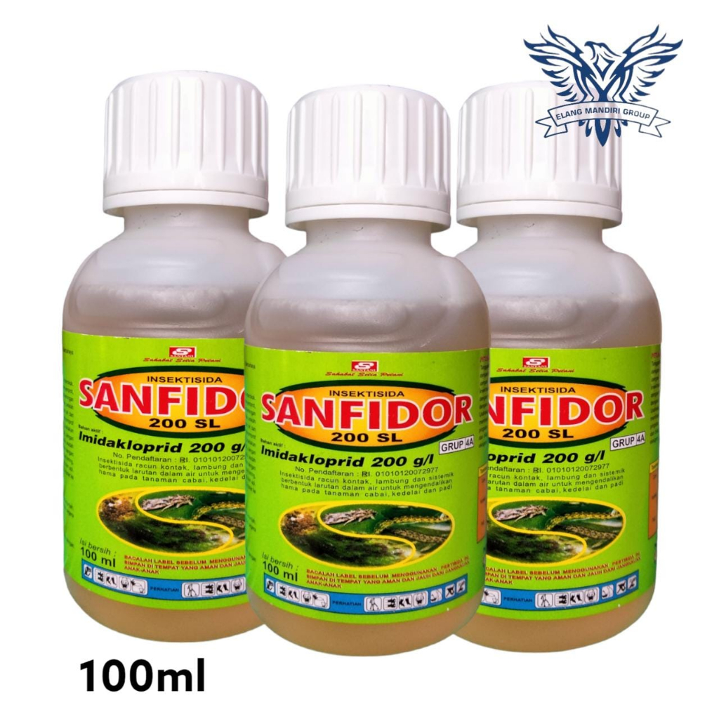 Sanfidor 200Sl 100Ml Insektisida Imidakloprid 200 G/L Pembasmi Hama Pada Tanaman Antani Agro Perkasa