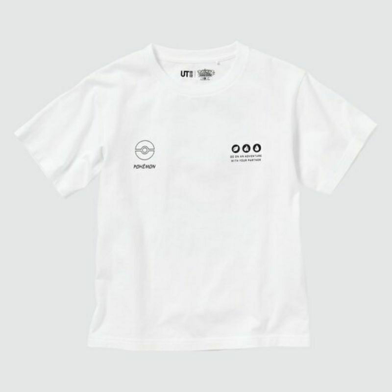 Kaos UNIQLO pokemon - baju anime pokemon / Kaos UT UNIQLO X pokemon All stars Tshirt kaos putih