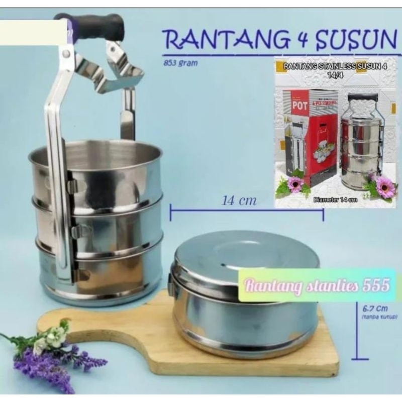 Rantang Stainless 4 Susun