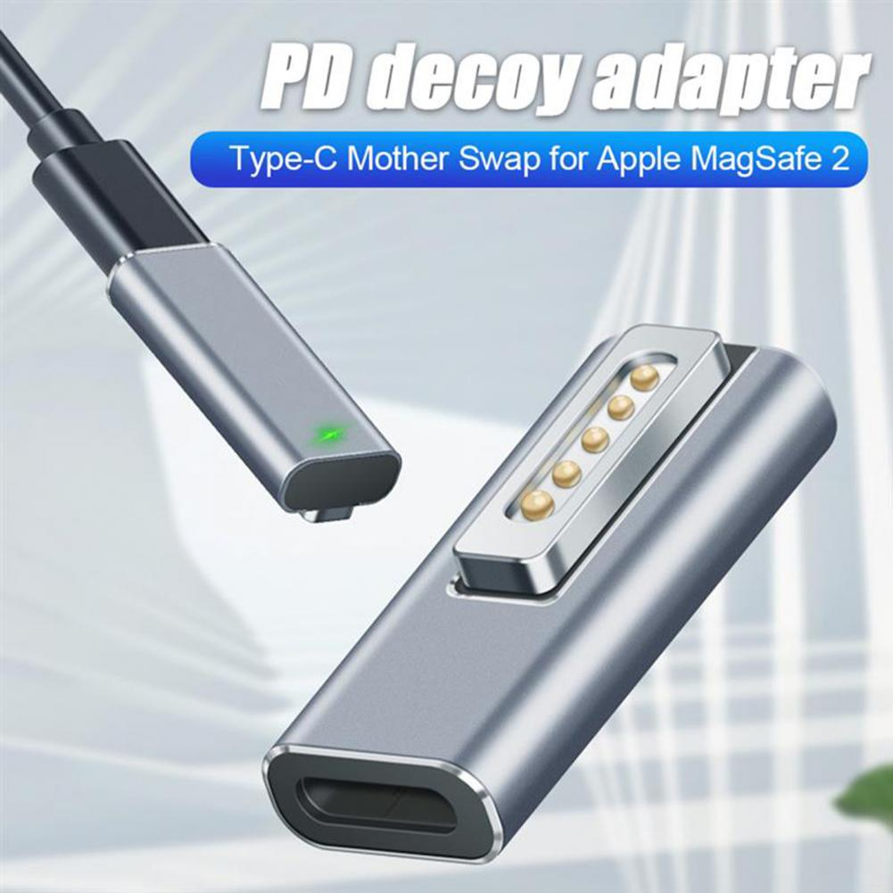 Adapter Type C to MagSafe 2 PD Fast Charger MacBook 60W 5A - BL-91003 - Silver