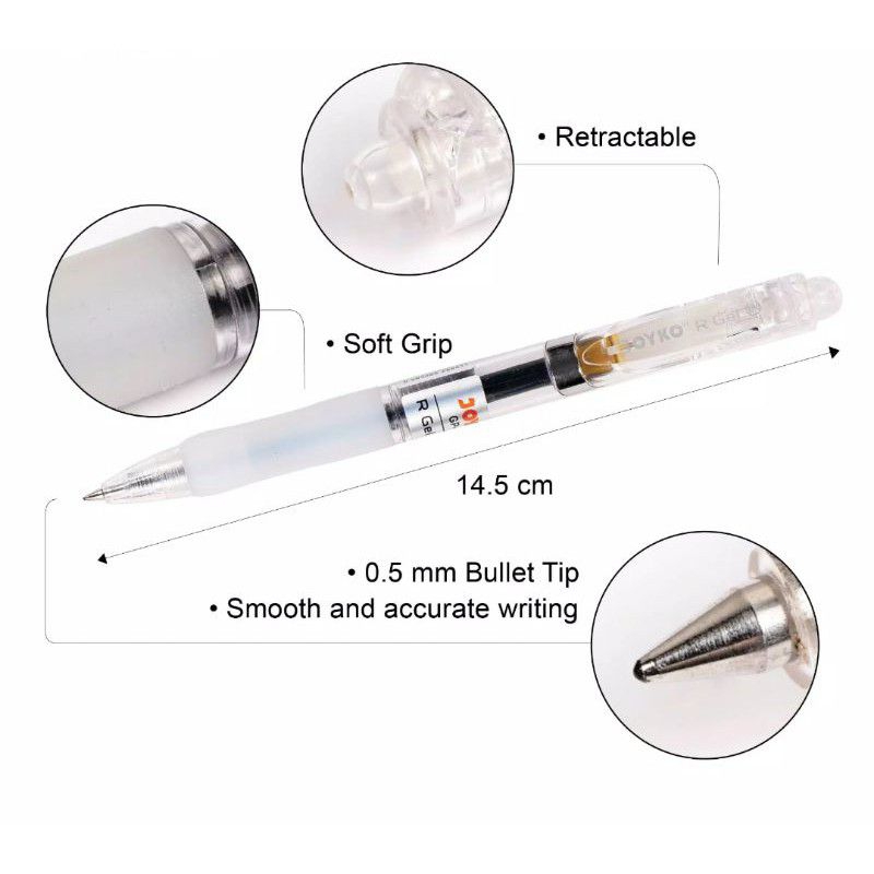 

ATH Pulpen Gel Joyko Gp-320 R Gel 0.5mm (1pak/12pcs )