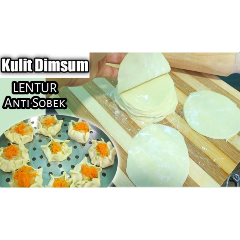 

Kulit dimsum ukuran 8cm isi 120 lembar
