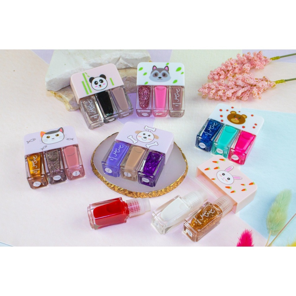 Marimar Nail Polish 3in1 | Cat Kuku 3 Warna