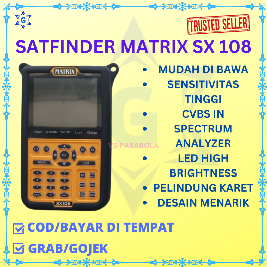SATFINDER MATRIX SX 108 (DIGITAL SATELITE METER) TERLARIS