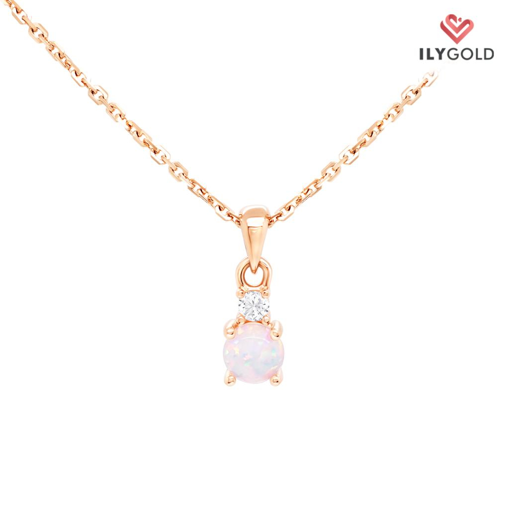 Kalung ILY Gold Snowdrop Collections 9K NC210242