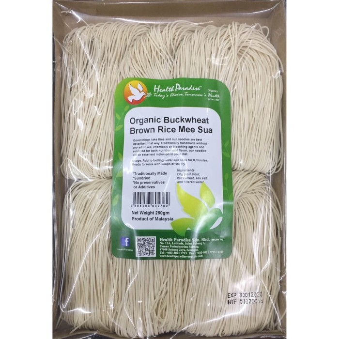 

HP Organic Buckwheat Brown Rice Mee Sua 250gr Misua Organik