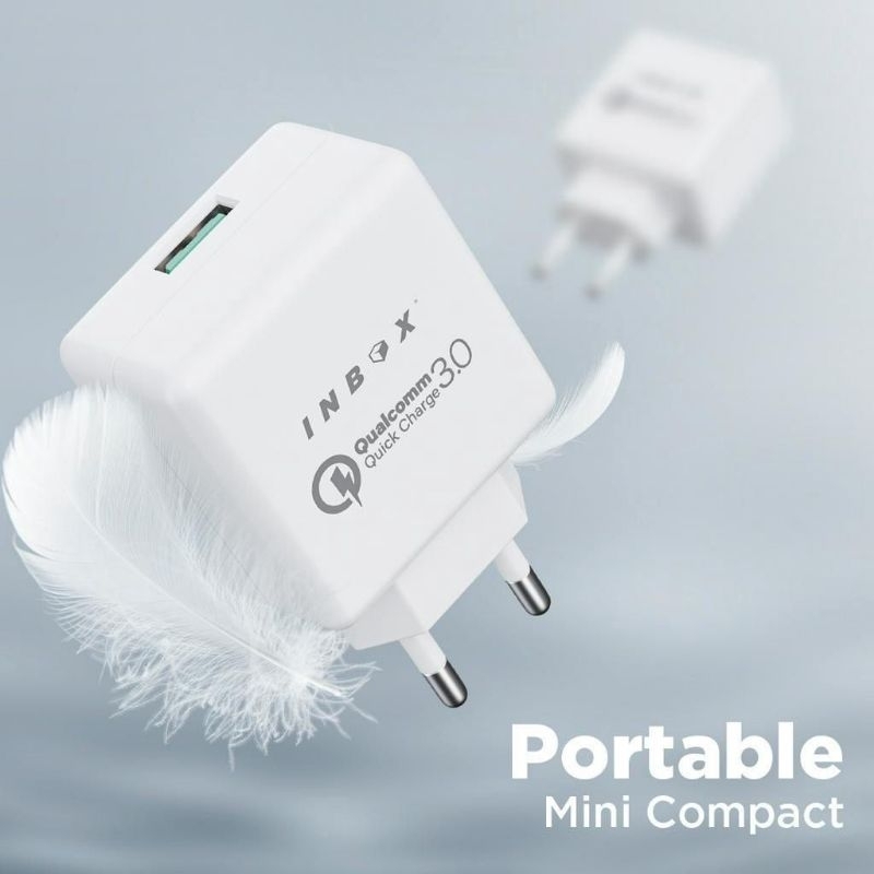 SALE SALE Inbox  Adaptor Charger QC-3 Qualcomm Micro Type C untuk Android