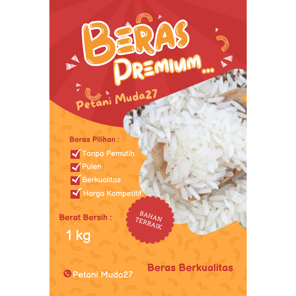 

Petani Muda27 Beras Original 1kg